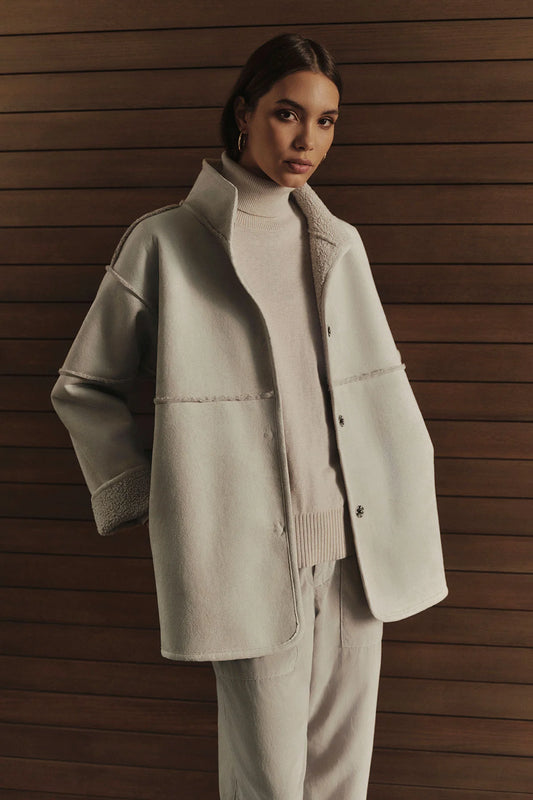 Velvet Albany Lux Sherpa Ecru