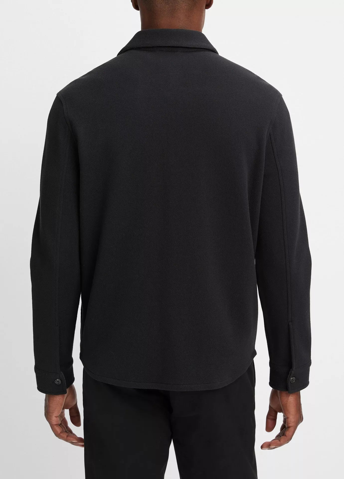 Vince Shirt Jacket Black/Med Grey