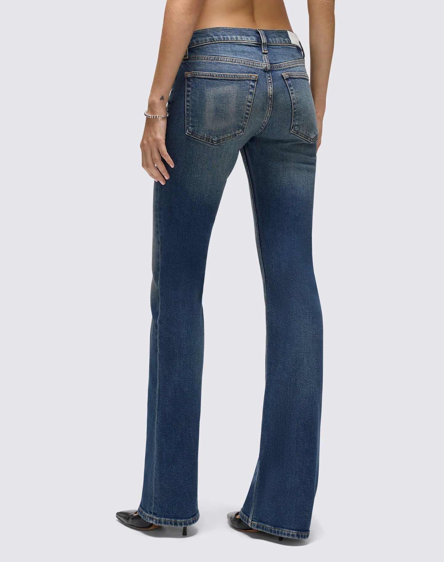 Re/Done Low Rise Micro Boot Smoke Water