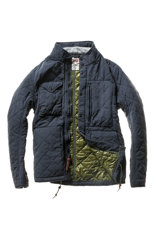 Relwen Quilted Tanker Navy
