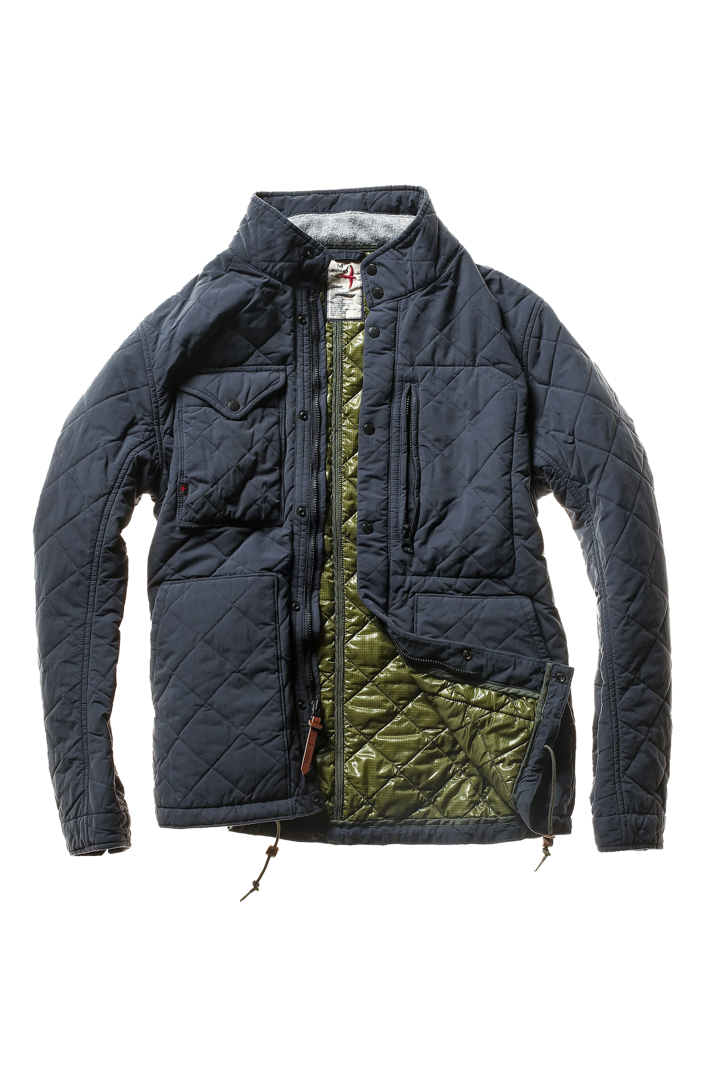 Relwen Quilted Tanker Navy