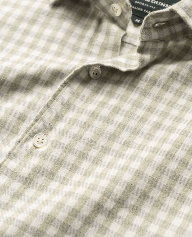 Rodd & Gunn Teddington LS Check Shirt Pistachio