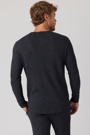 Sol Angeles Thermal LS Henley Black