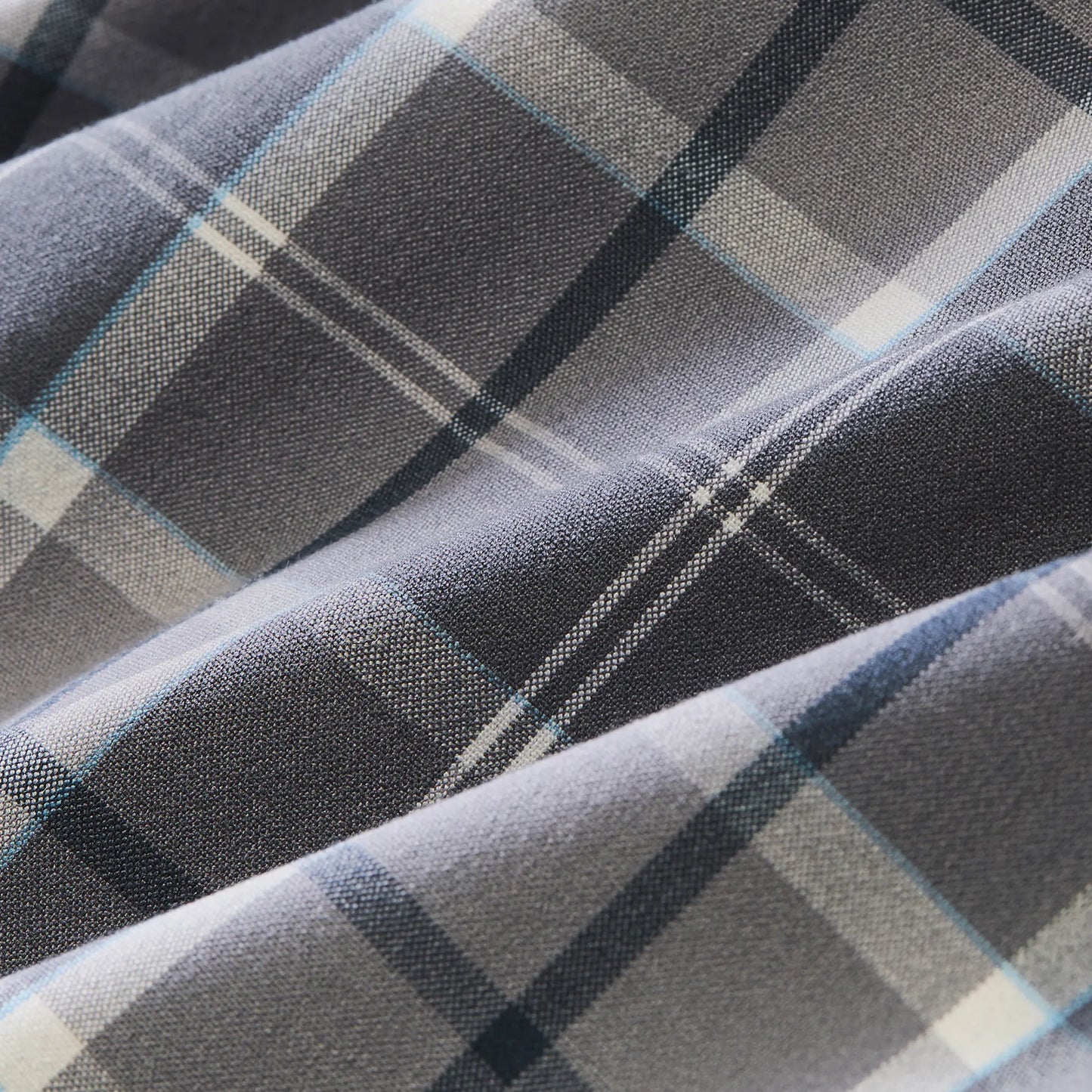 Mizzen + Main City Flannel Pewter Timothy Plaid