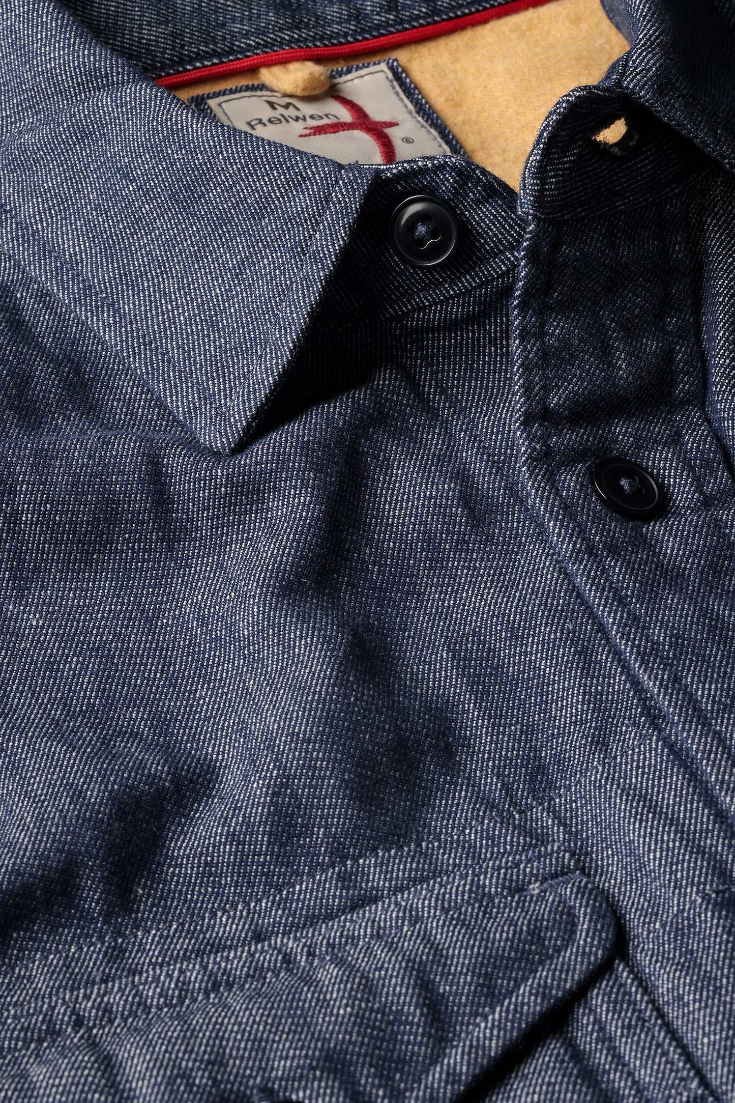 Relwen Utility Workshirt Cornmeal Indigo Yd Twil