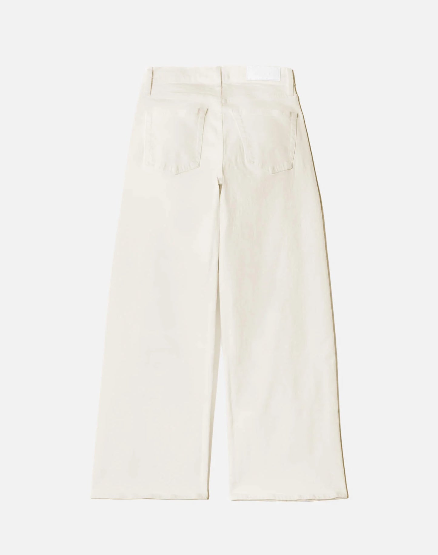 Re/Done Mid Rise Wide Leg Crop Vintage White