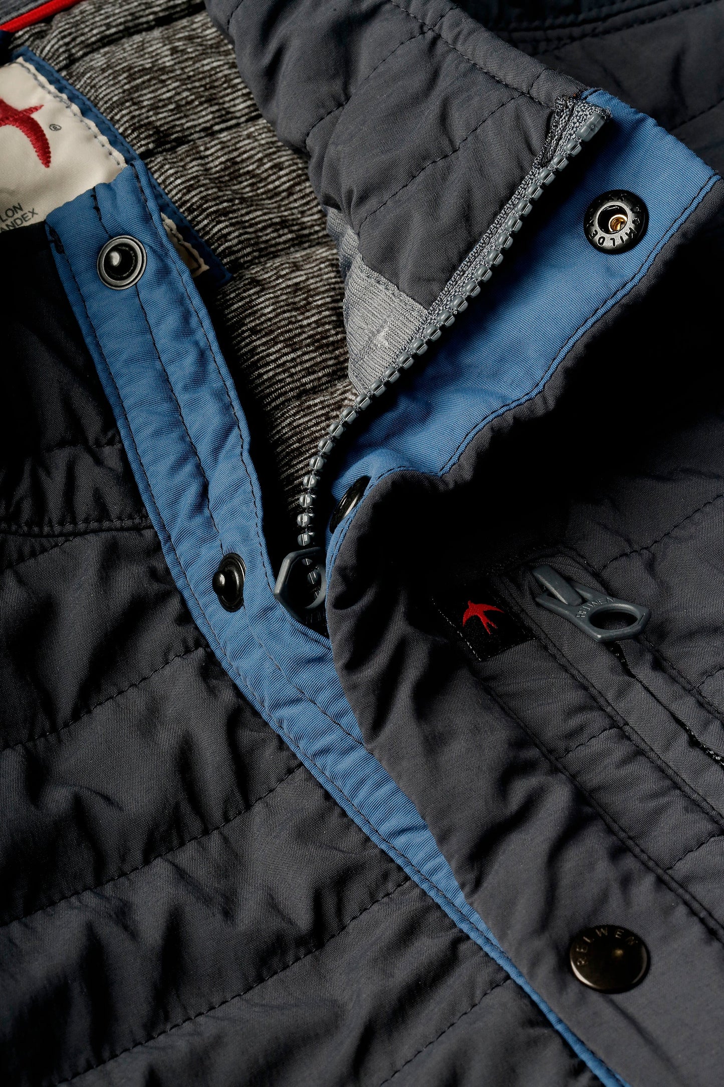 Relwen Windzip Vest Faded Black