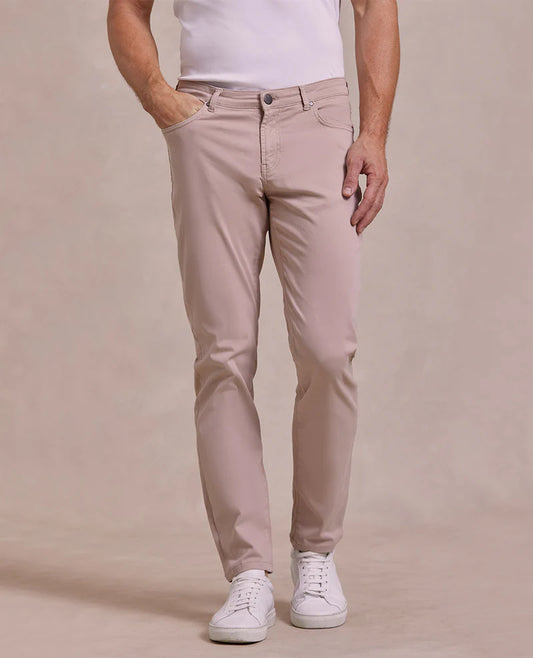 Rye 51 French Twill Stretch 5 Pocket Warm Taupe