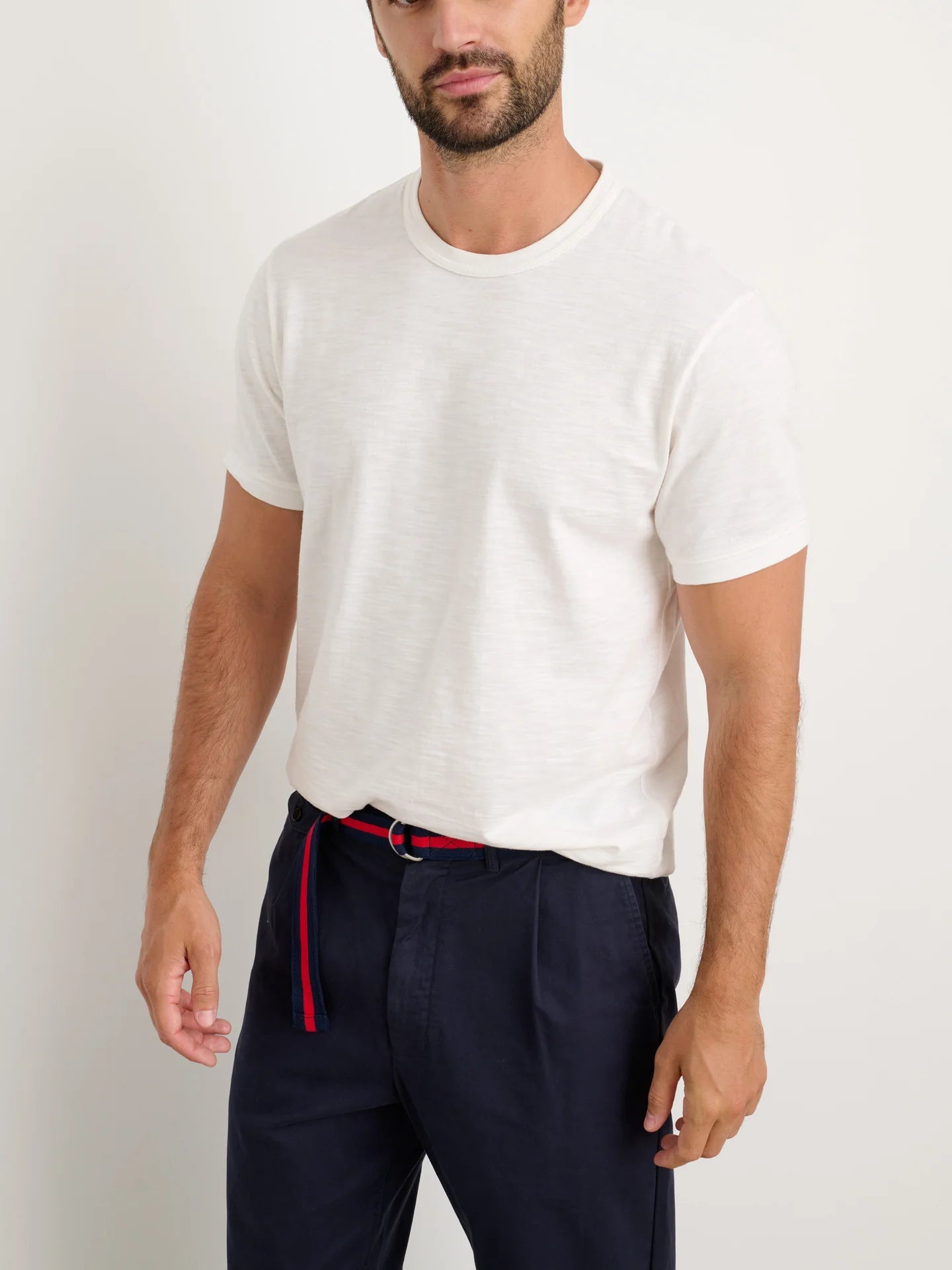 Alex Mill Standard T-Shirt in Slub Cotton White