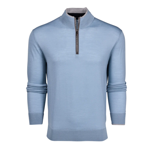Greyson Saratoga 1/4 Zip Wolf Blue