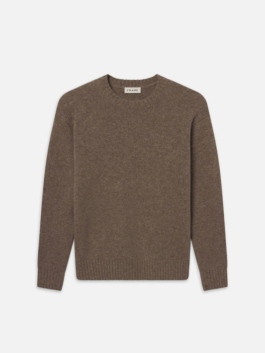 Frame Yak Blend Sweater Dark Taupe