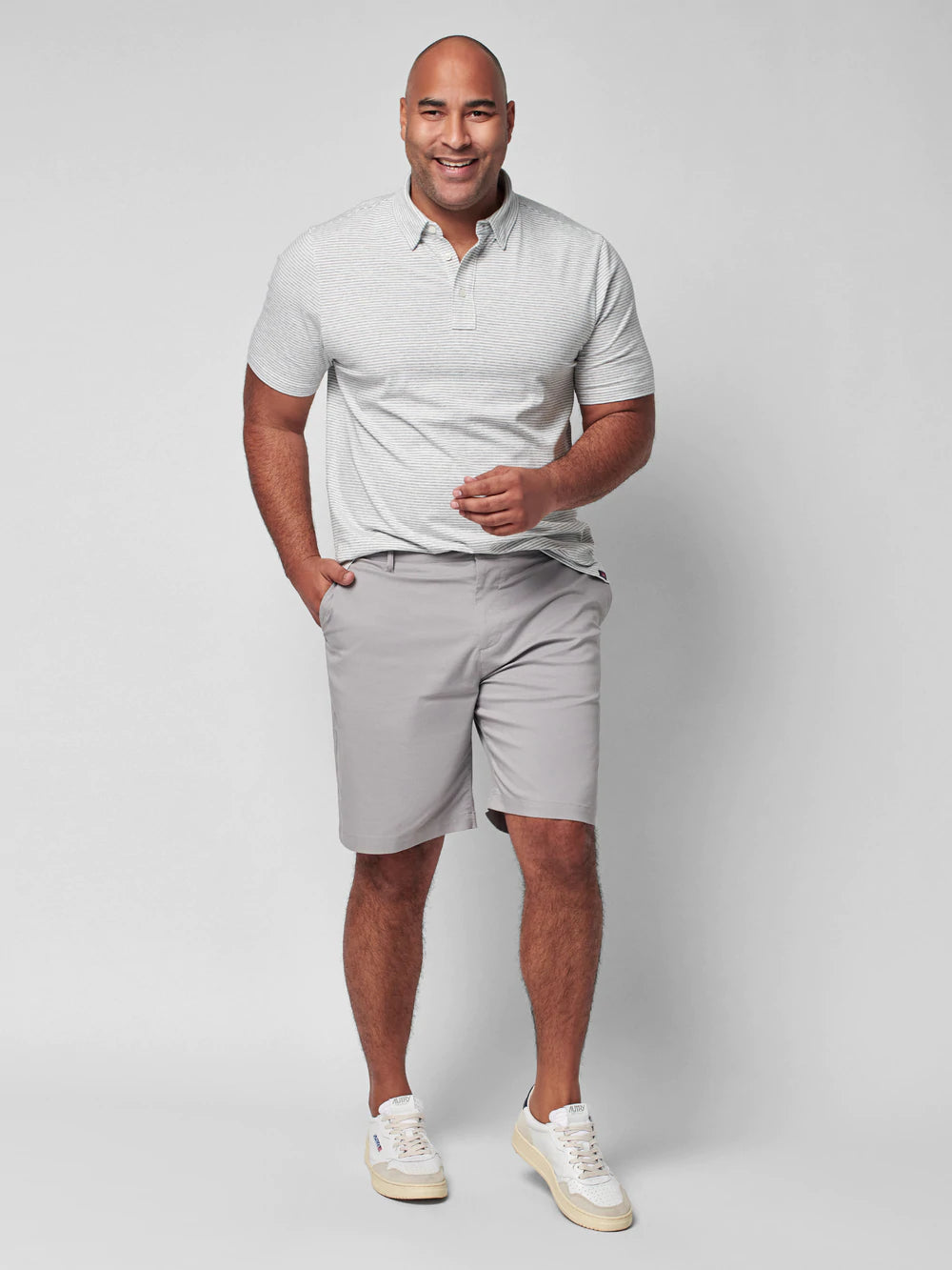 Faherty Movement Chino Short Fossil