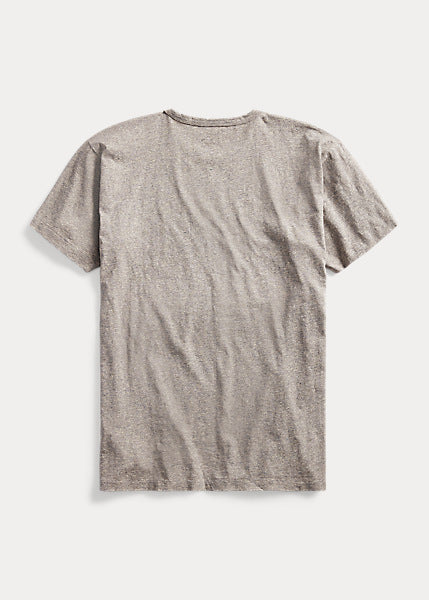 RRL Ranch SS Cotton Jersey T Heather Grey