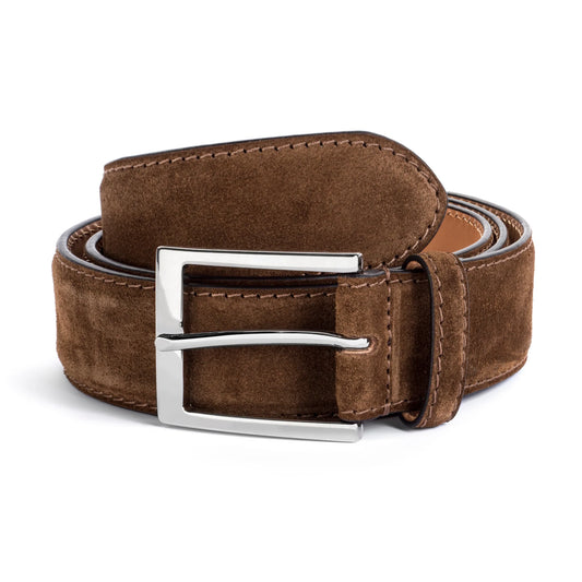 To Boot Mid Brown Suede Belt
