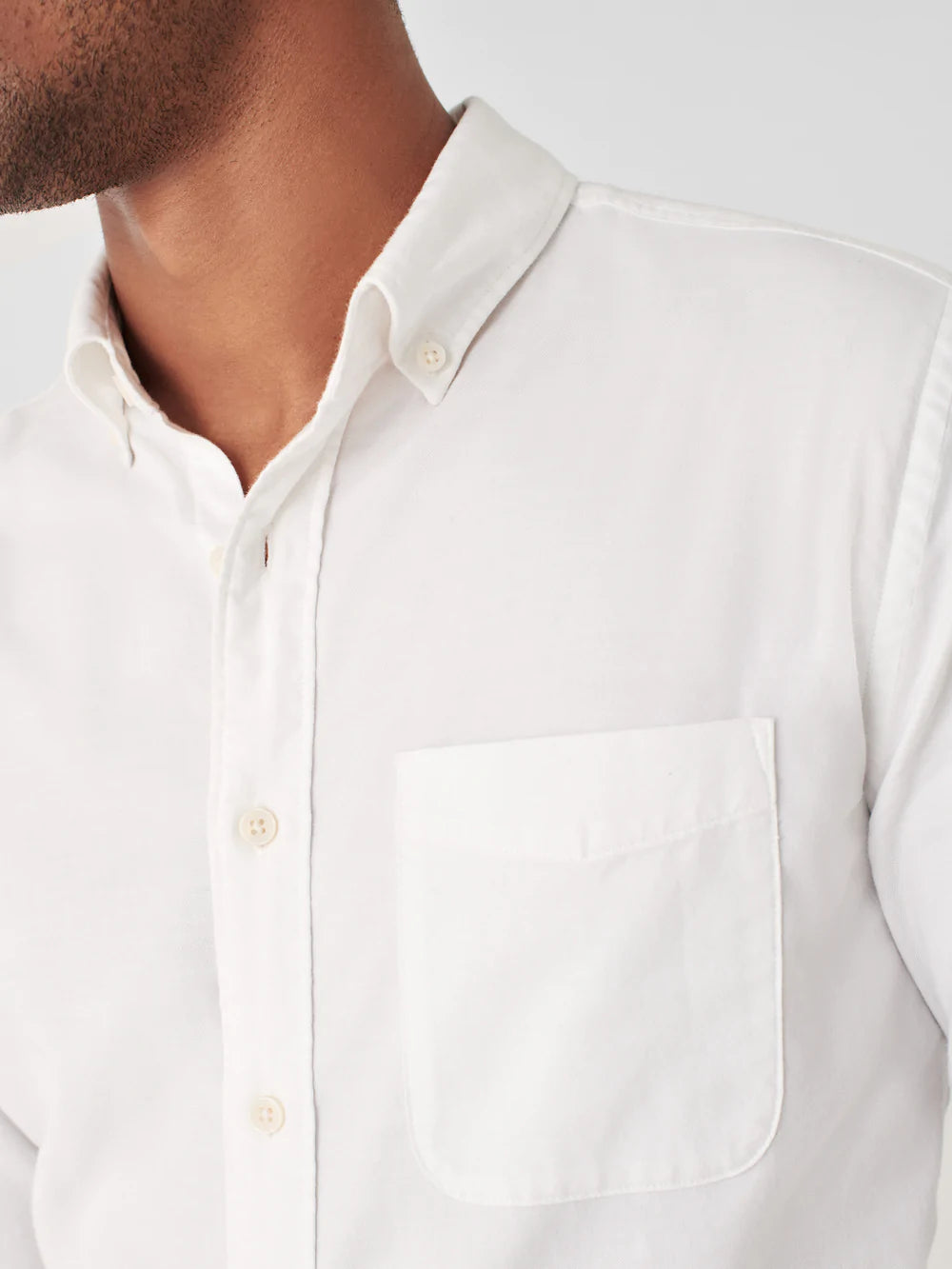 Faherty Stretch Oxford Shirt 2.0 White