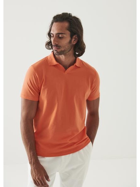 Patrick Assaraf SS Iconic Polo Tangelo